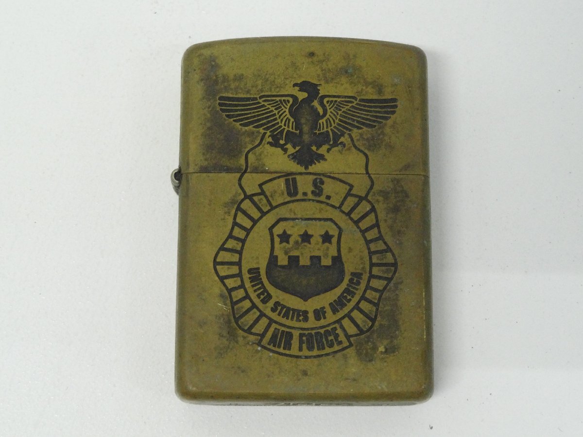 ユ■/Zこ0655　Zippo ジッポ U.S. AIR FORCE ロゴ //着火未確認 ジャンク 保証無