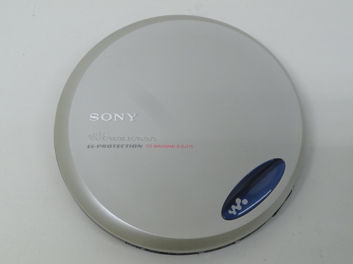 ユ■/Zこ0676　ソニー　SONY CD WAKMAN D-EJ775 中古 再生〇 訳ありジャンク 保証無