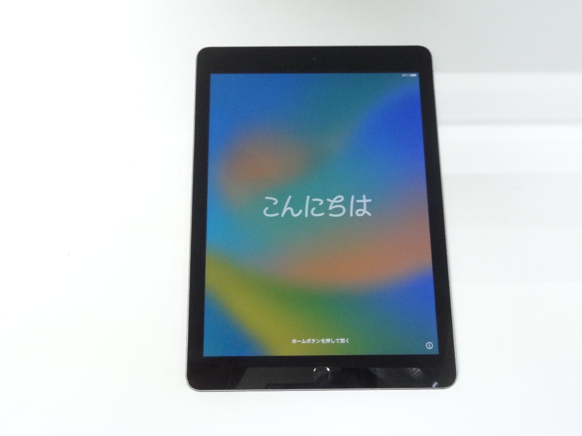 ユ■/Zこ0726　iPad 第5世代 Wi-Fi 32GB スペースグレイ A1822 初期化済 MP2F2J/A ジャンク / 保証無