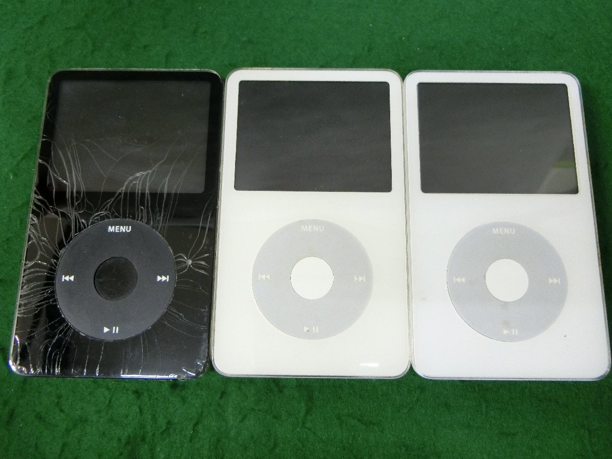 ユ■IP682　♪Apple iPod 第5世代 60GB 3台セット A1136 ジャンク