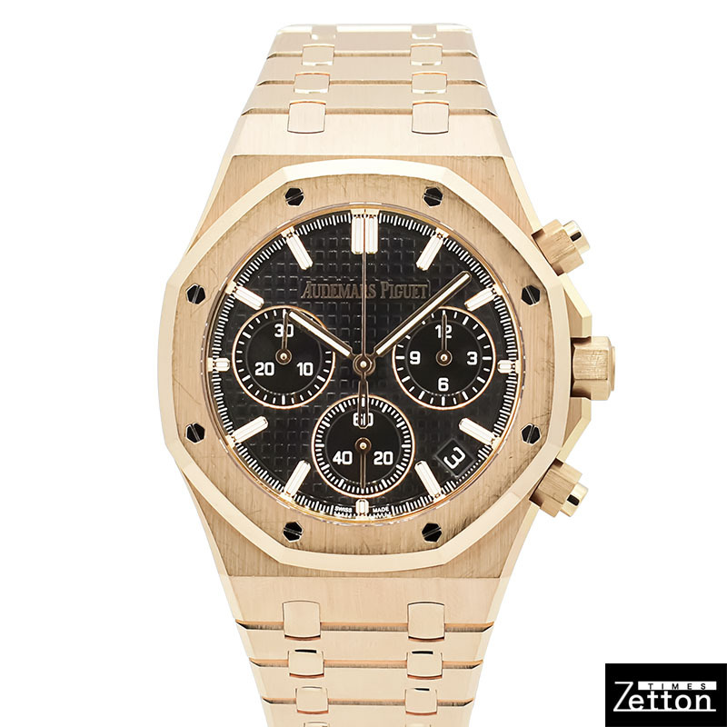 【国際保証書有り】オーデマ・ピゲ AUDEMARS PIGUET ロイヤルオーク クロノグラフ 50周年記念 26240OR.OO.1320OR.02 メンズ USED 中古