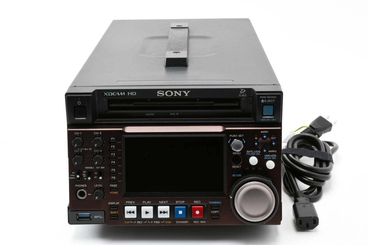 ★良品★ ソニー SONY PDW-HD1550 XDCAM HD422 レコーダー Y3826#4881
