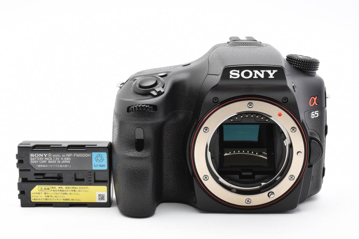 ★極上品★【ショット数650回】ソニー SONY α65 SLT-A65V ボディ Y3838#851