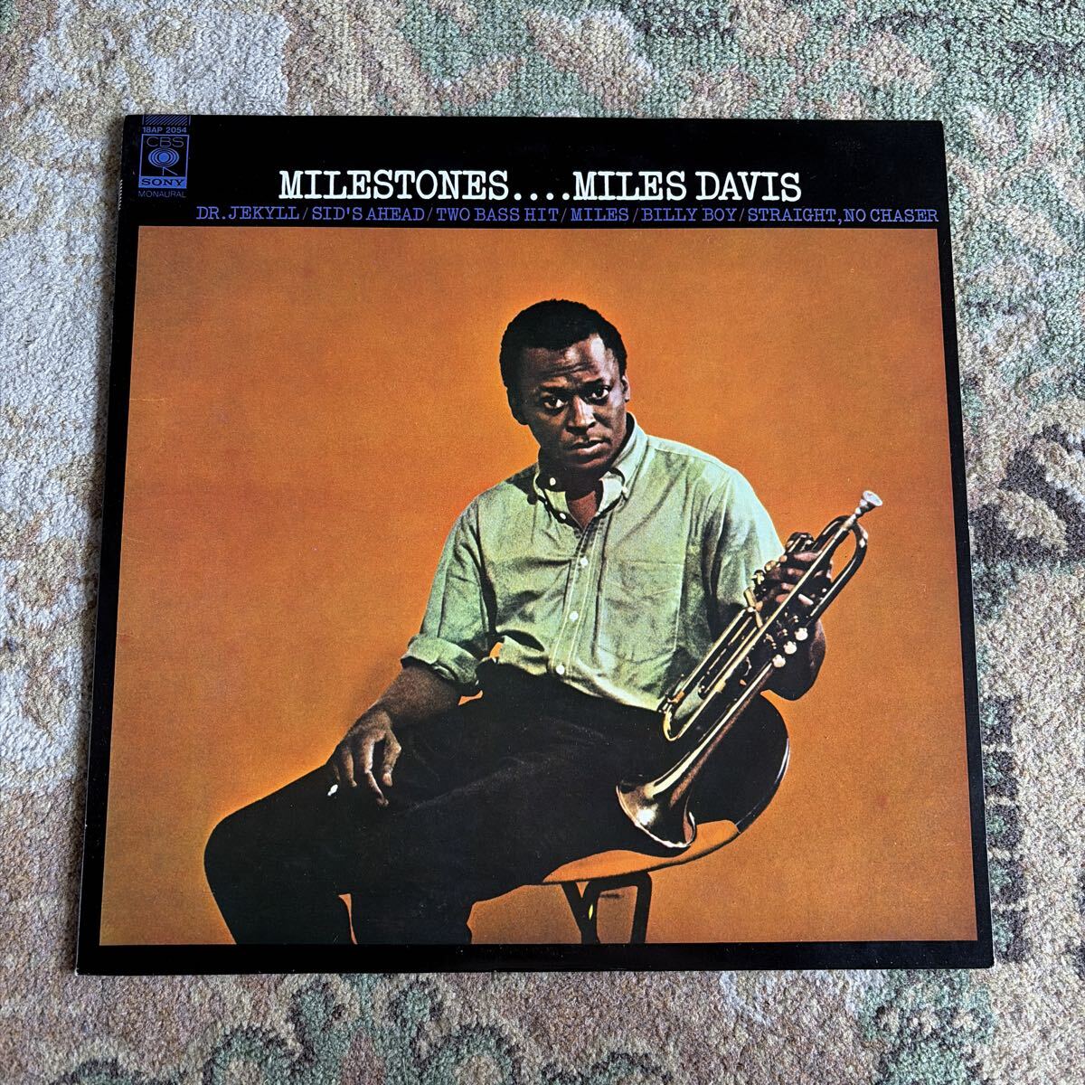 極上美盤NM! MONO盤 Miles Davis マイルスデイヴィス Milestones マイルストーンズ LPレコード CBS/SONY 18AP2054 国内盤 ジャズ 試聴済/a8