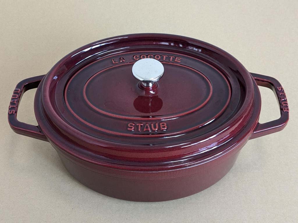 △STAUB ストウブ PICO COCOTTE OVAL 27cm 3.20L グレナディンレッド 両手鍋 IH対応