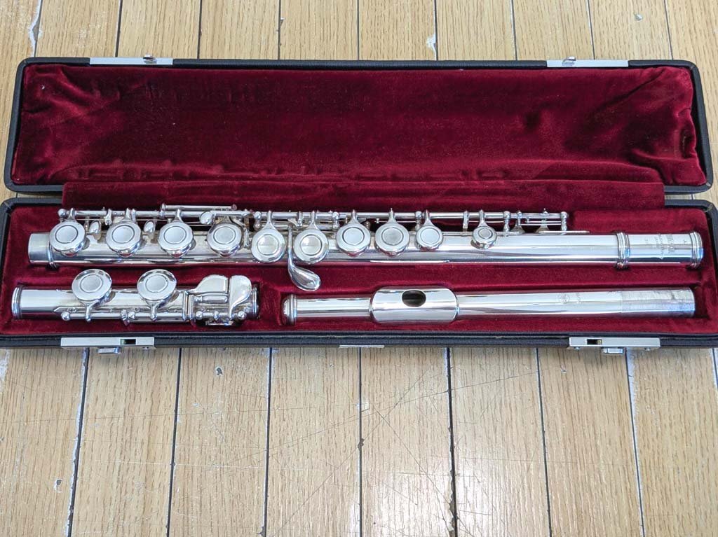 △YAMAHAヤマハ フルート YFL311 YFL-311 頭管銀製Eメカ