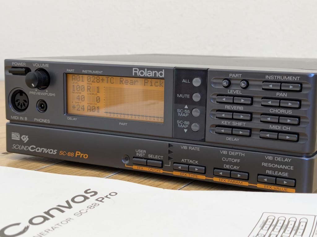△ROLAND ローランド 音源モジュール DTM-88PRW