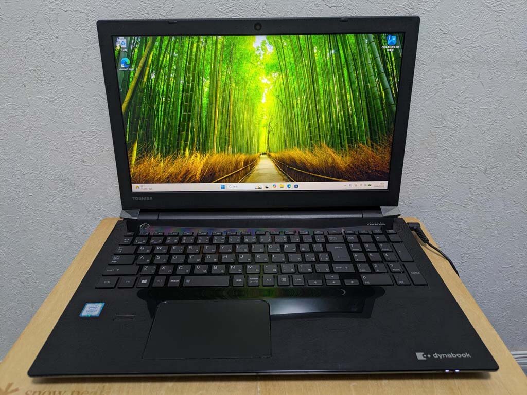 △東芝T85／CB 第7世代i7-7500U RAM16GB SSD512GB 15.6FHD Windows11Home起動のみ