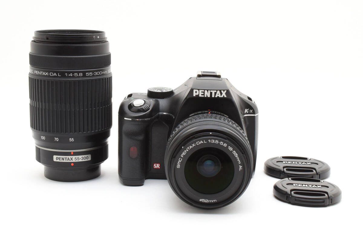 ■ 美品 ■ ペンタックス　PENTAX K-x ダブルズームレンズキット《 S数 3717回 》 M0521#A-346