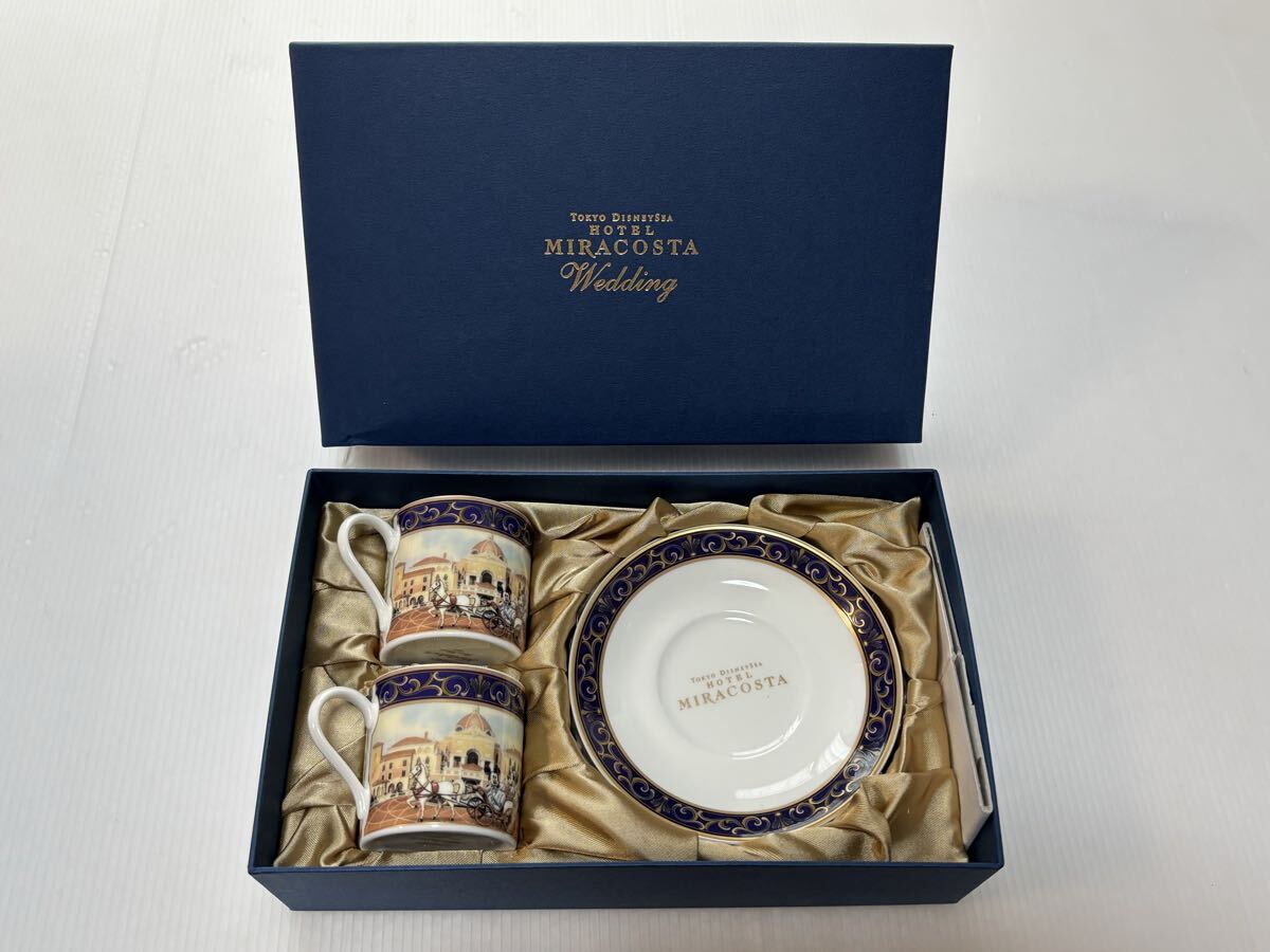 ◆未使用◆Noritake/ノリタケ　ディズニーシーホテル　MIRACOSTA 碗皿ペアー　MP9894/H161 ◆
