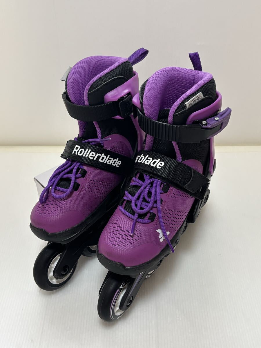 ◆インラインスケート◆Roller blade/ローラーブレイド　パープル　紫　17.5〜20.5cm◆