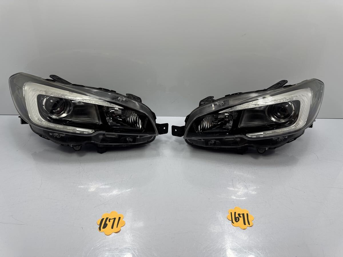 スバル VM4 VMG 前期 レヴォーグ VAB VAG WRX S4 WRX STI 純正 LED ヘッドライト 左右セット ICHIKOH 1877 VC(1671)