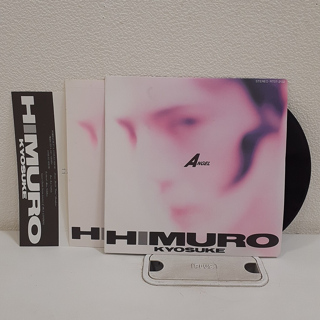 【ステッカー付】EP 氷室京介 - ANGEL エンジェル/SHUFFLE 1988年 RT07-2132 レコード