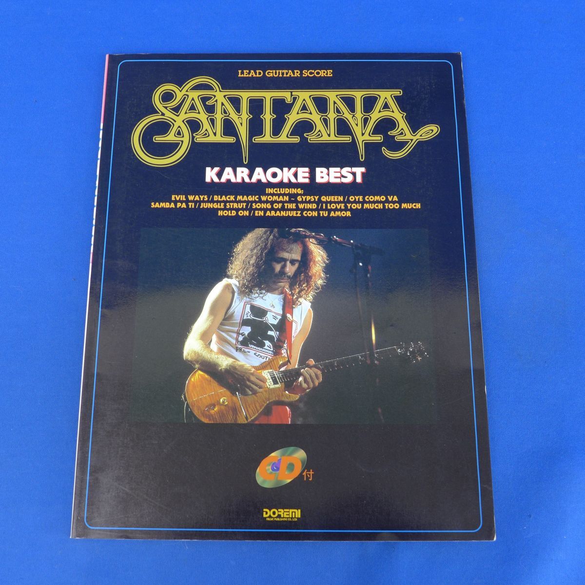 ゆS7005●【CD付き】サンタナ・ カラオケ・ ベスト　ギタースコア　楽譜 SANTANA