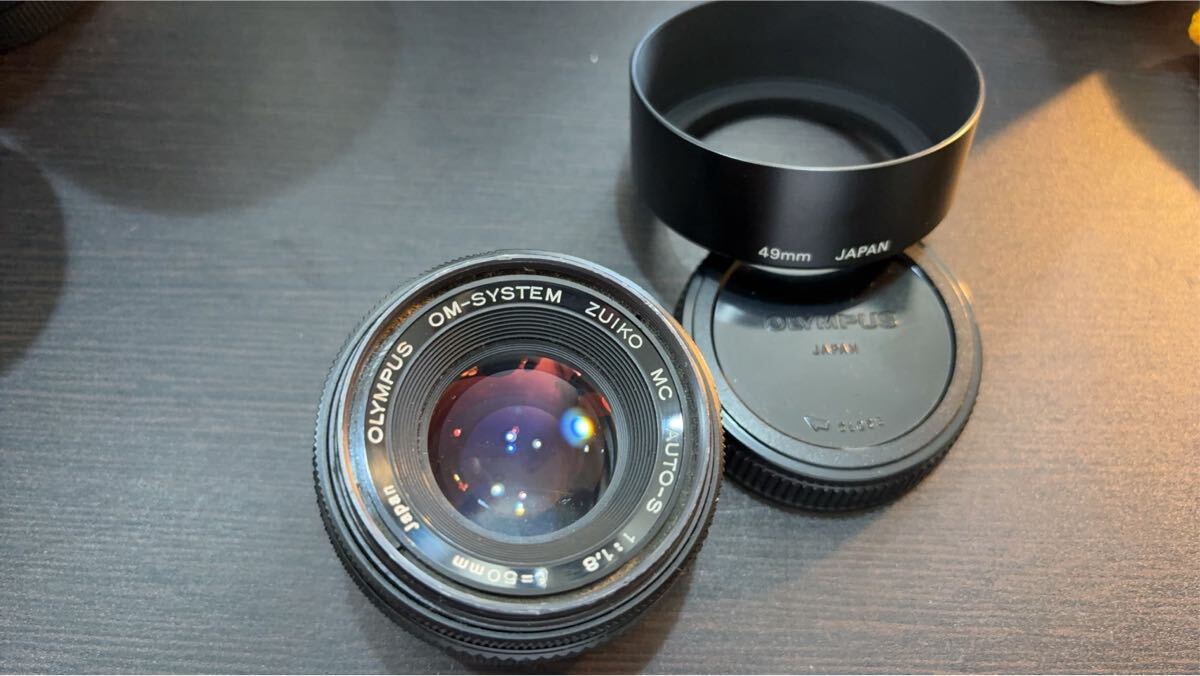 オリンパスOM-SYSTEM ｚｕｉｋｏ　MC AUTO-S１:1.8f＝50ミリレンズ状態画像確認現状渡し