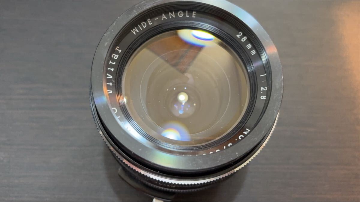 AUTO vivitar／WIDEーANGLE２８ミリ1:2.8レンズ状態画像確認現状渡し