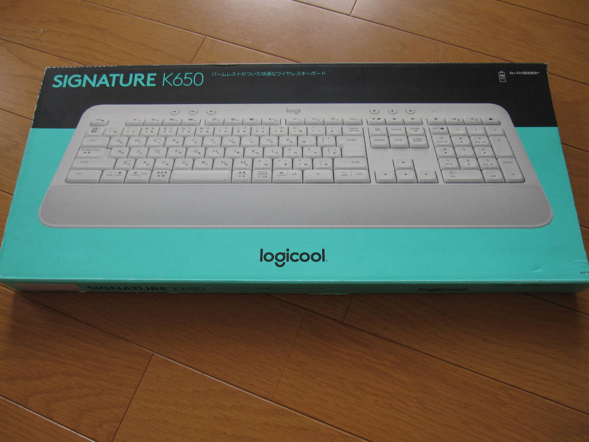 美中古　ロジクール SIGNATURE K650 ワイヤレス コンフォート キーボード K650　動作確認済　単三電池　箱付 