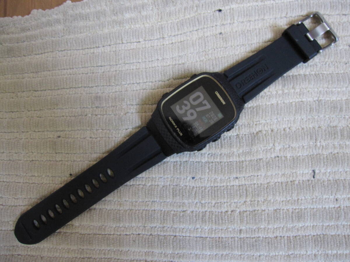  GREEN　ON THE GOLF WATCH NORM II PLUS ゴルフウォッチ　G020　本体のみ　動作確認済　訳有 