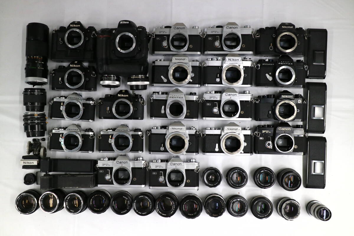 【1円～】蔵出し 大量 カメラ まとめ セット 一眼レフ デジカメ フィルム コンパクト レンズ ジャンク 動作未確認 部品取り 現状品 M116