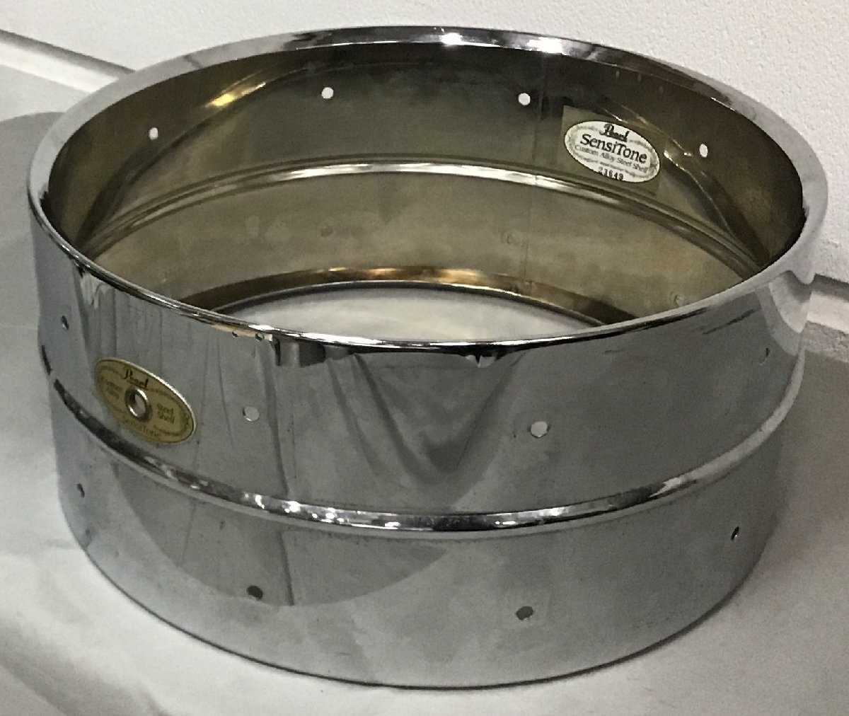 Pearl SensiTone Custom Alloy Steel Shell パール スチールシェル 14インチ 中古 現状渡し Ec0557