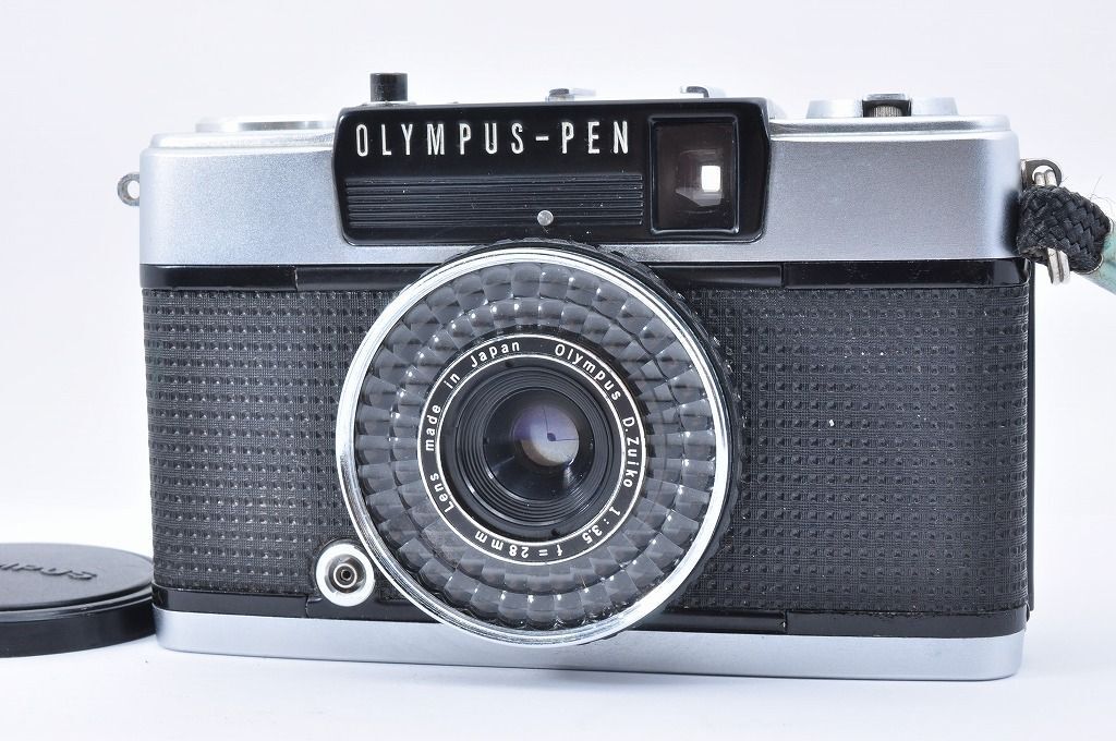 OLYMPUS PEN EE-3 ハーフサイズ フィルムカメラ D.Zuiko 28mm F3.5 赤ベロOK＃1739