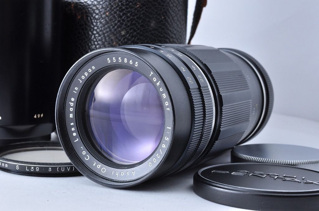 PENTAX Super Takumar 200mm F5.6 M42 単焦点レンズ 動作品＃1811