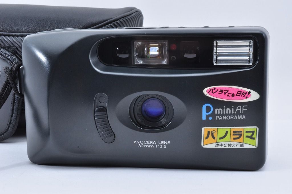 京セラ Kyocera P-mini AF コンパクトフィルムカメラ 美品 動作確認済み #1838