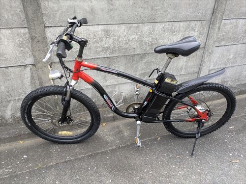 引き取り限定商品　24インチ　電動アシスト自電車30Aバッテリー (MＴＢ)　オートシフト６段　 現状品 10165133-46215