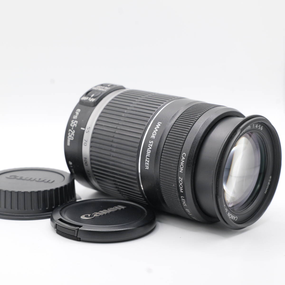 【かめら屋】美品 Canon キャノン EF-S 55-250mm F4-5.6 IS 手振れ補正搭載 EF-Sマウント #Y330