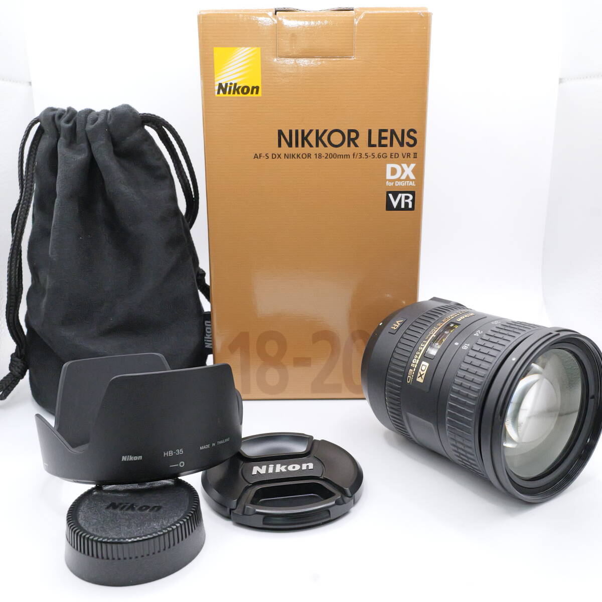 【かめら屋】極上美品 Nikon ニコン AF-S DX NIKKOR 18-200mm f/3.5-5.6 GII ED VR 動作確認済 #Y030