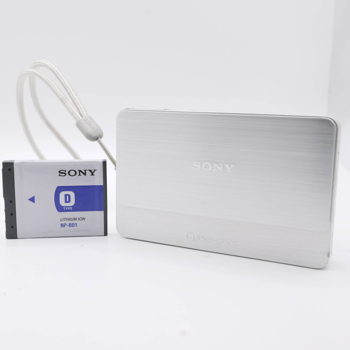 【かめら屋】良品 SONY ソニー Cyber-Shot DSC-T700 シルバーカラー コンパクトデジタルカメラ コンデジ 動作品 Y050