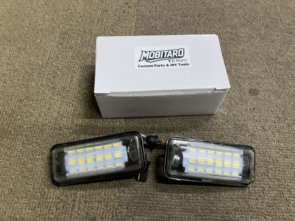 86 対応 ZN6 LED ライセンスランプ 2個セット 6500K 白色 ライト インプレッサ 対応 GJ GP XV　モビタロウ