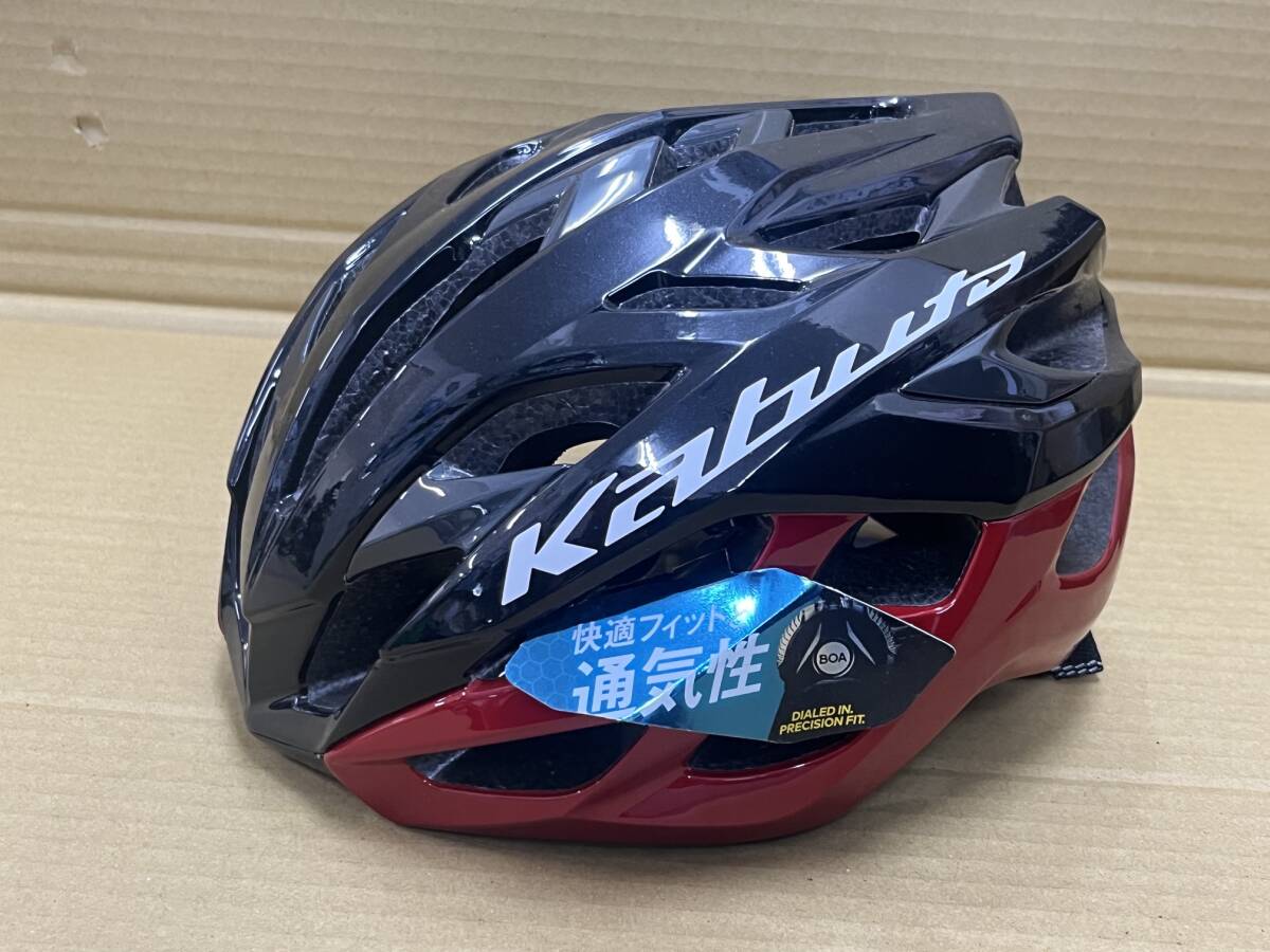 OGK Kabuto VOLZZA　ヘルメット　S/M(55-58cm)　BLACK/RED