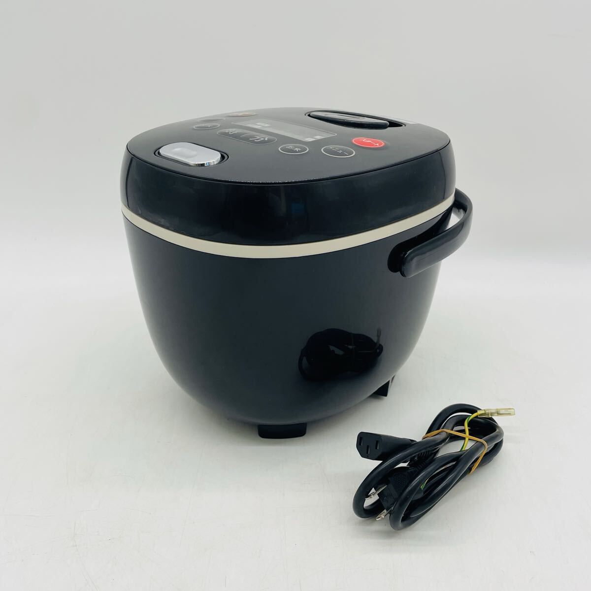 クリーニング済 動作品 KOM コム マイコン式炊飯器 HR-05 4合炊き ブラック 炊飯器 家庭用 単身 調理器具 キッチン家電 RTM025