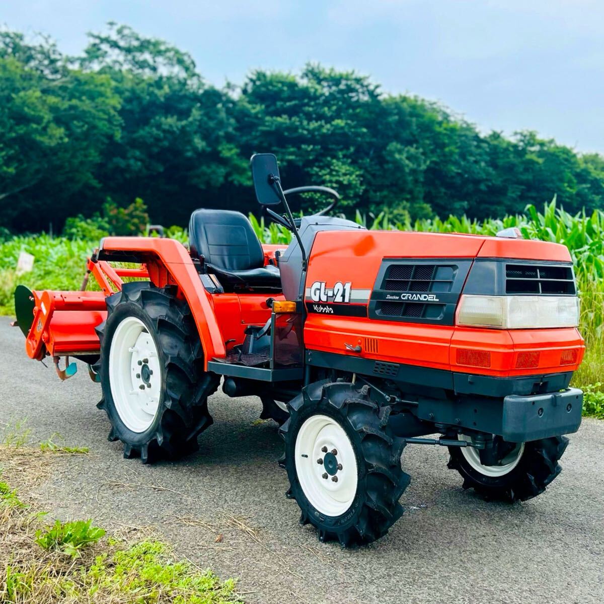 ★★クボタ トラクターGL 21★21馬力★時間617h★倍速 ★パワステ★4WD ★水平★ポンパ★PTO逆転★ワンタッチ付き★★