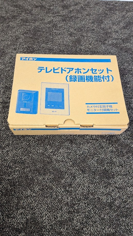 D-1【未使用】アイホン　ハンズフリーテレビドアホン1・2タイプ　JS-12E　JS-1ME-T+JS-DA　IK0729-9