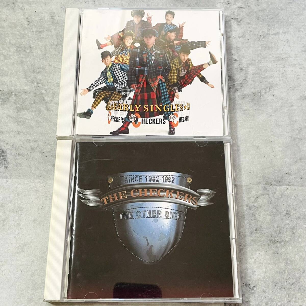 HA912 / CD2枚 チェッカーズ EARLY SINGLES THE OTHER SIDE 藤井フミヤ ベスト