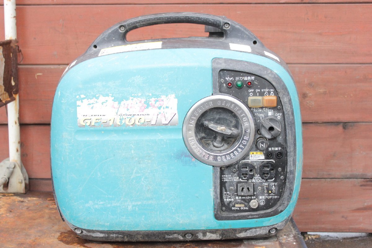 ☆【2T0630-23】 Denyo デンヨー インバーター発電機 GE-1600-IV ブルー ジャンク