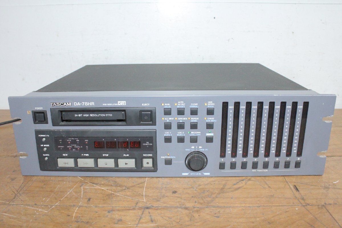 ☆【2H0629-5】 TASCAM タスカム デジタルマルチトラックレコーダー DA-78HR 100V 音響機器 ジャンク