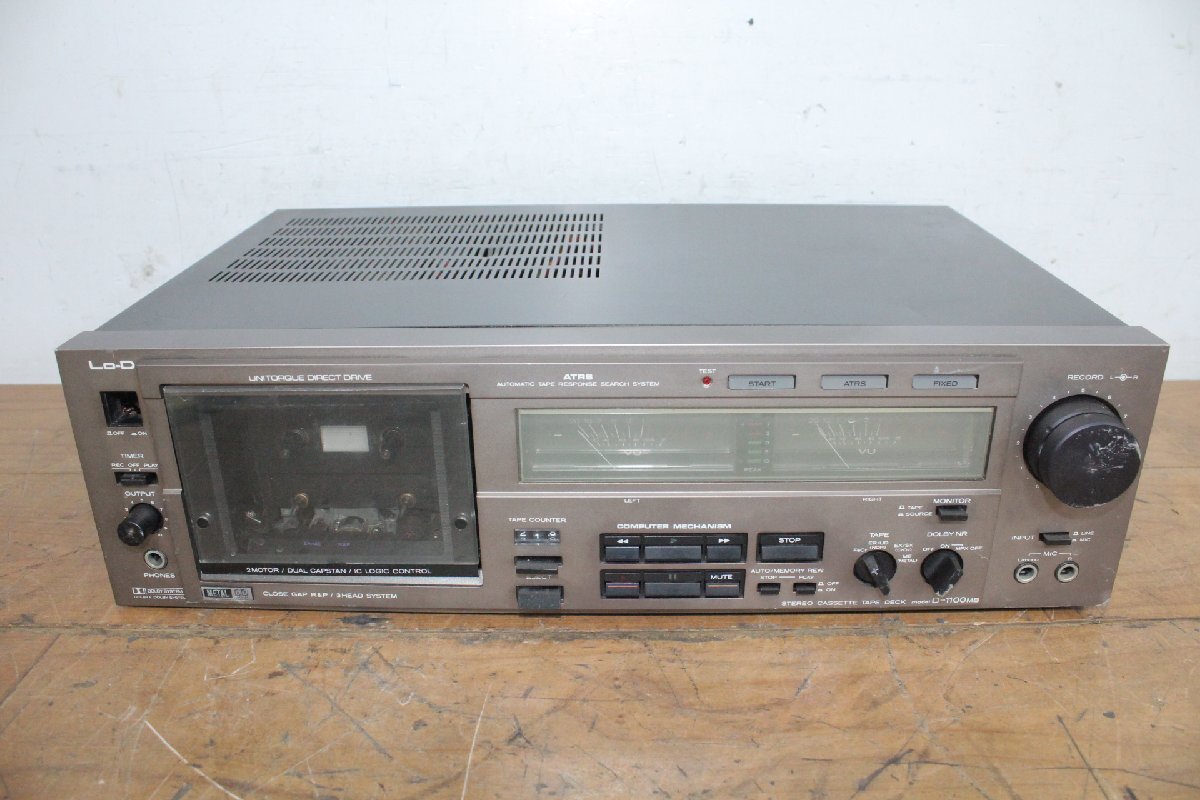 ☆【2H0629-3】 Lo-D デノン ローディー D-1100MB 100V 音響機器 ジャンク