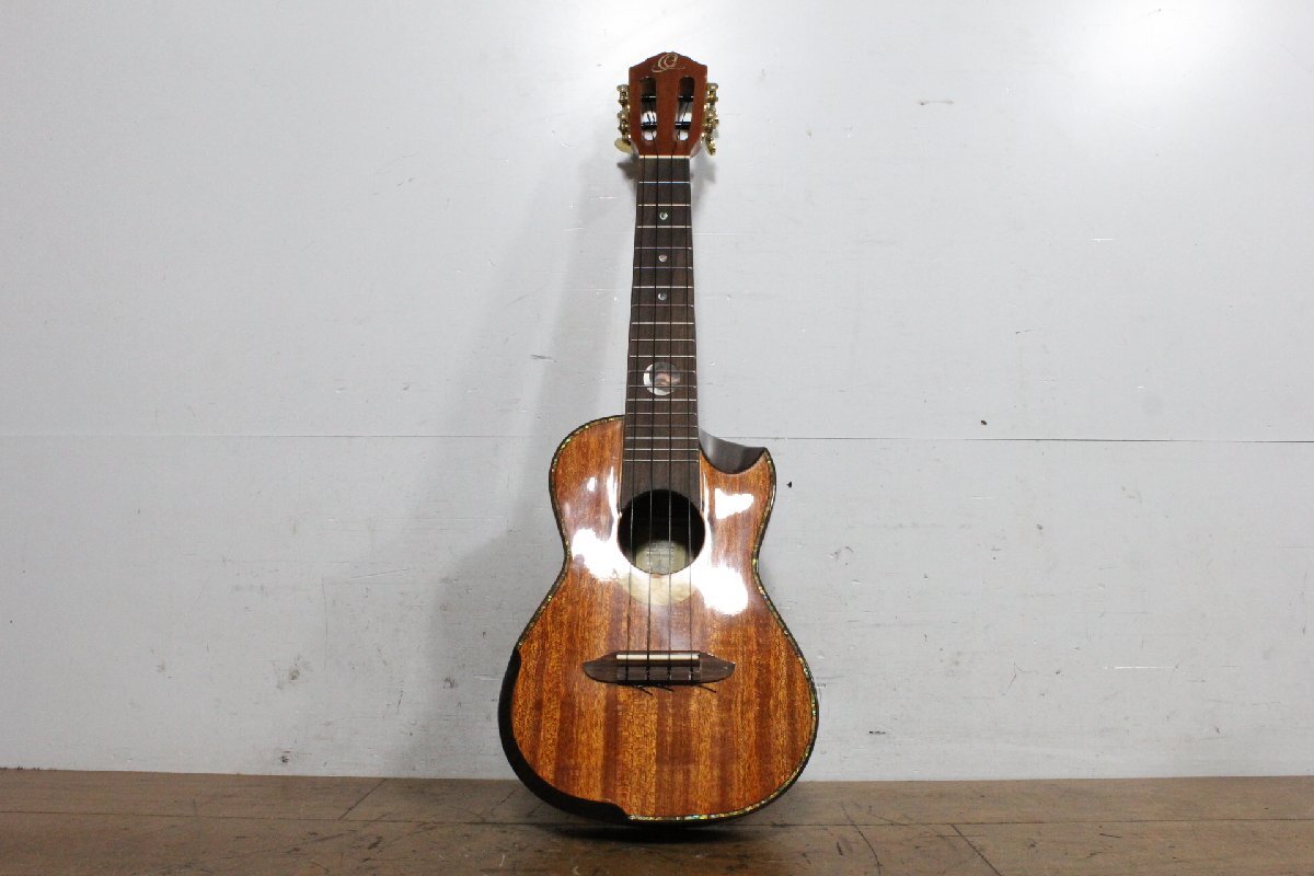 ☆【2T0630-11】 ORTEGA オルテガ コンサートウクレレ ECLIPSE-CC4 本体のみ GUITARS EST 1994 弦楽器 動作保証