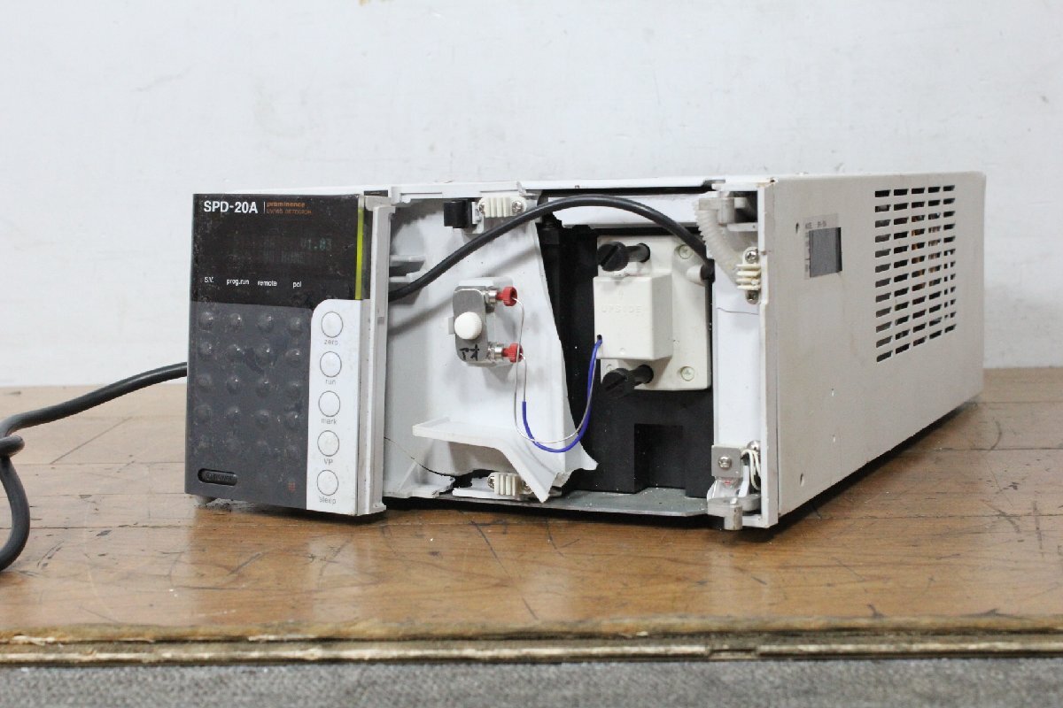 ☆【2F0626-5】 SHIMADZU 島津製作所 高速液体クロマトグラフ SPD-20A 100V UV-VIS検出器 ジャンク