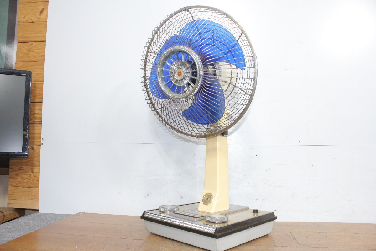 ☆【2H0701-10】 National ナショナル 扇風機 F-30MB 100V 30cm 3枚羽 Solid State ジャンク