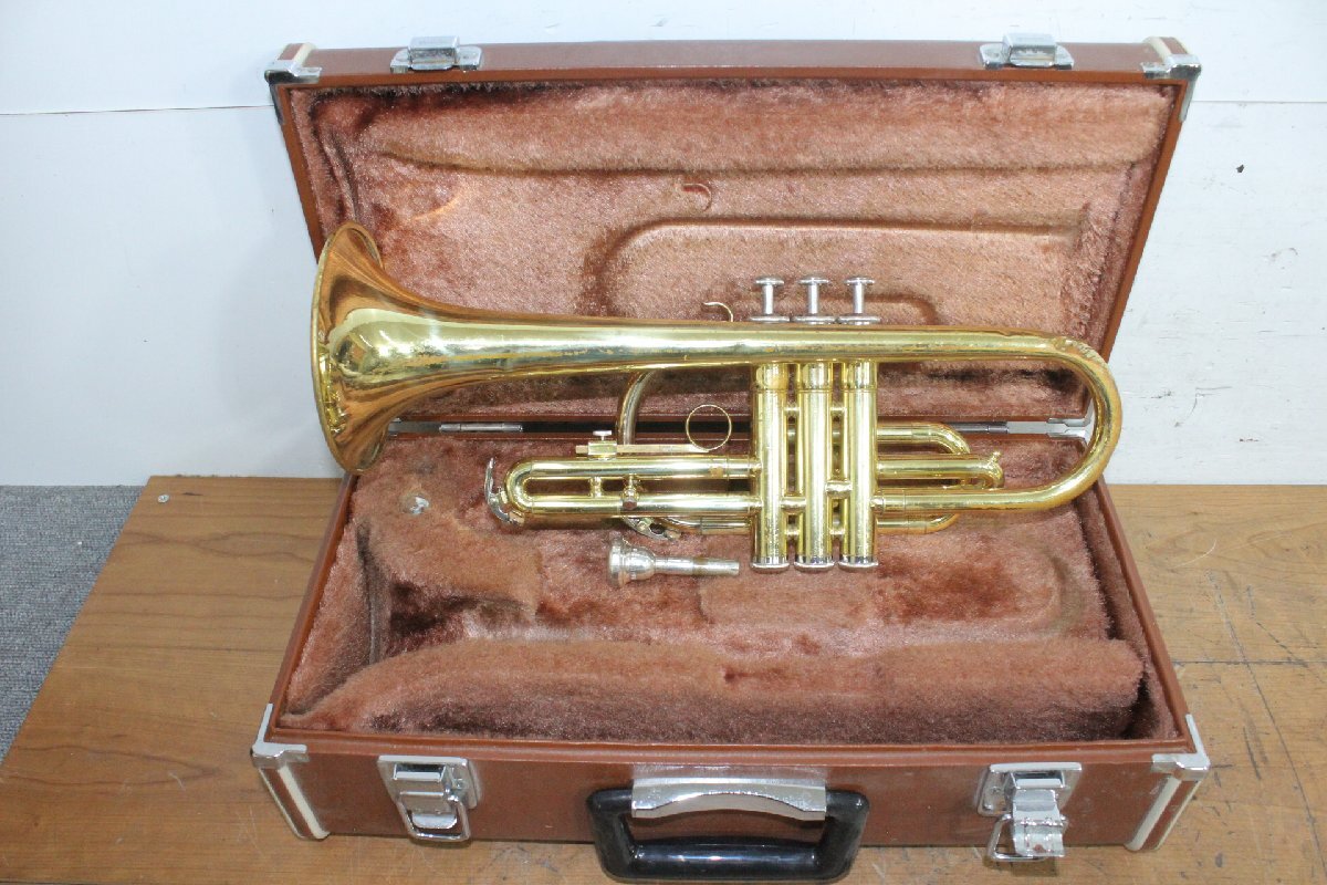 ☆【2H0702-19@】 YAMAHA ヤマハ コルネット YCR2311 ② 管楽器 ケース付き マウスピース付属あり ジャンク