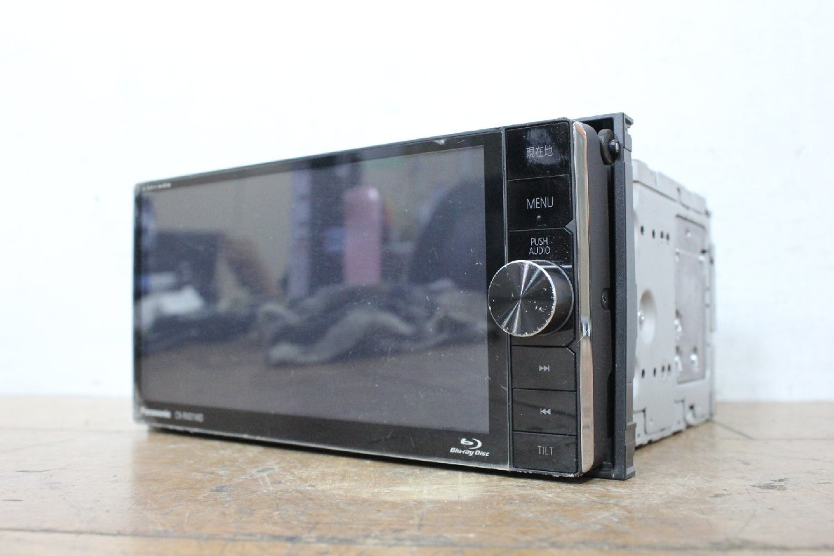 ☆【2H0630-9】 Panasonic パナソニック 汎用メモリーナビ CN-RX01WD 本体のみ ブルーレイディスク対応 ジャンク