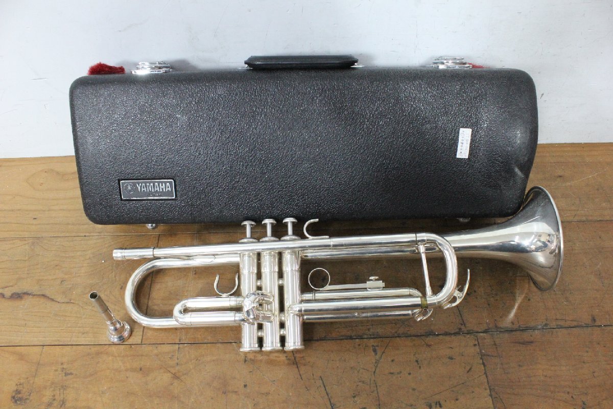 ☆【2H0702-16@】 YAMAHA ヤマハ トランペット YTR2335 マウスピース 専用ケース付属 金管楽器 吹奏楽 ジャンク