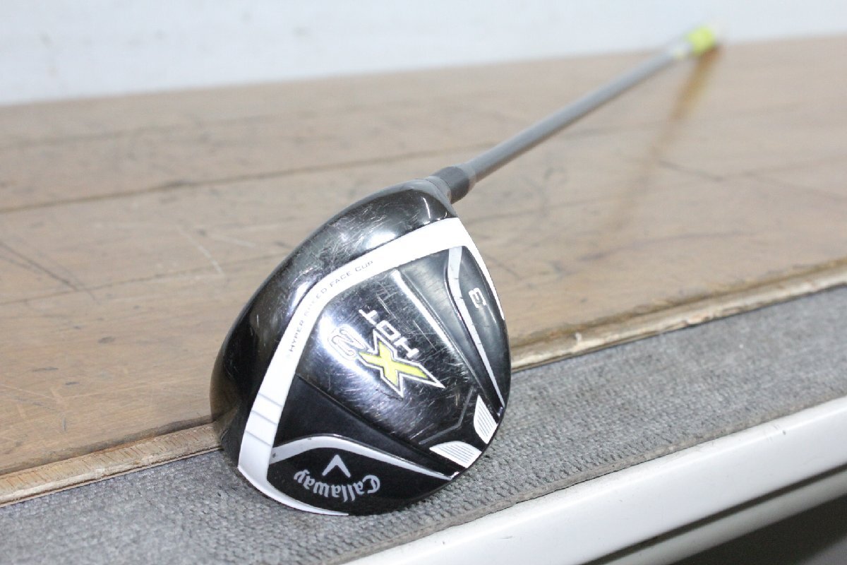 ☆【1T0611-13@】 callaway キャロウェイ フェアウェイウッド X2HOT FW 3W 動作保証 再