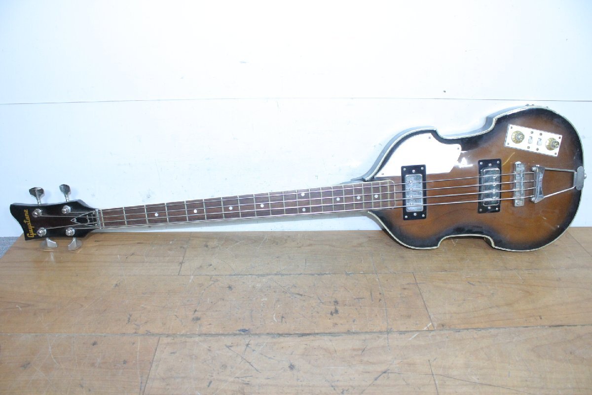☆【3W0602-29】 Guyatone グヤトーン エレキベース VB-28 バイオリンベース エレクトリックバス 現状品 再
