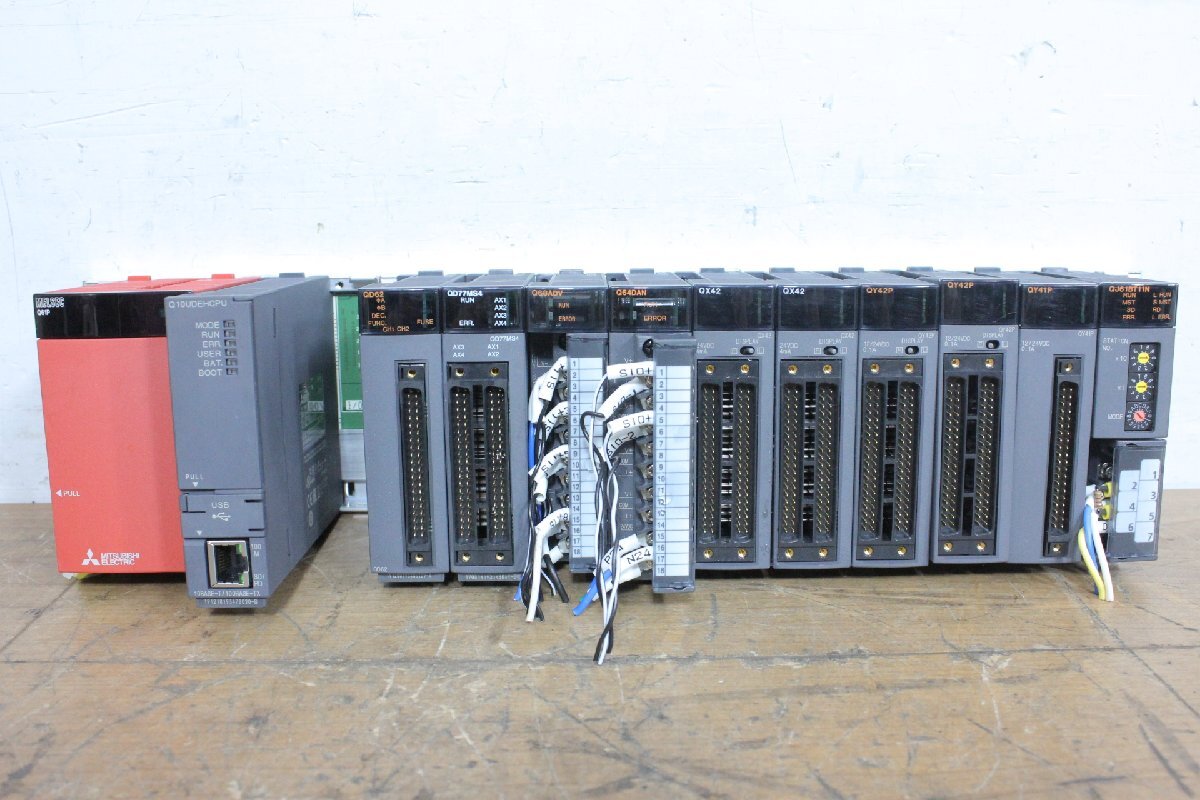 ☆【2W0625-7】 MITSUBISHI 三菱電機 シーケンサー Q61P Q10UDEHCPU 他 12台セット ジャンク 再