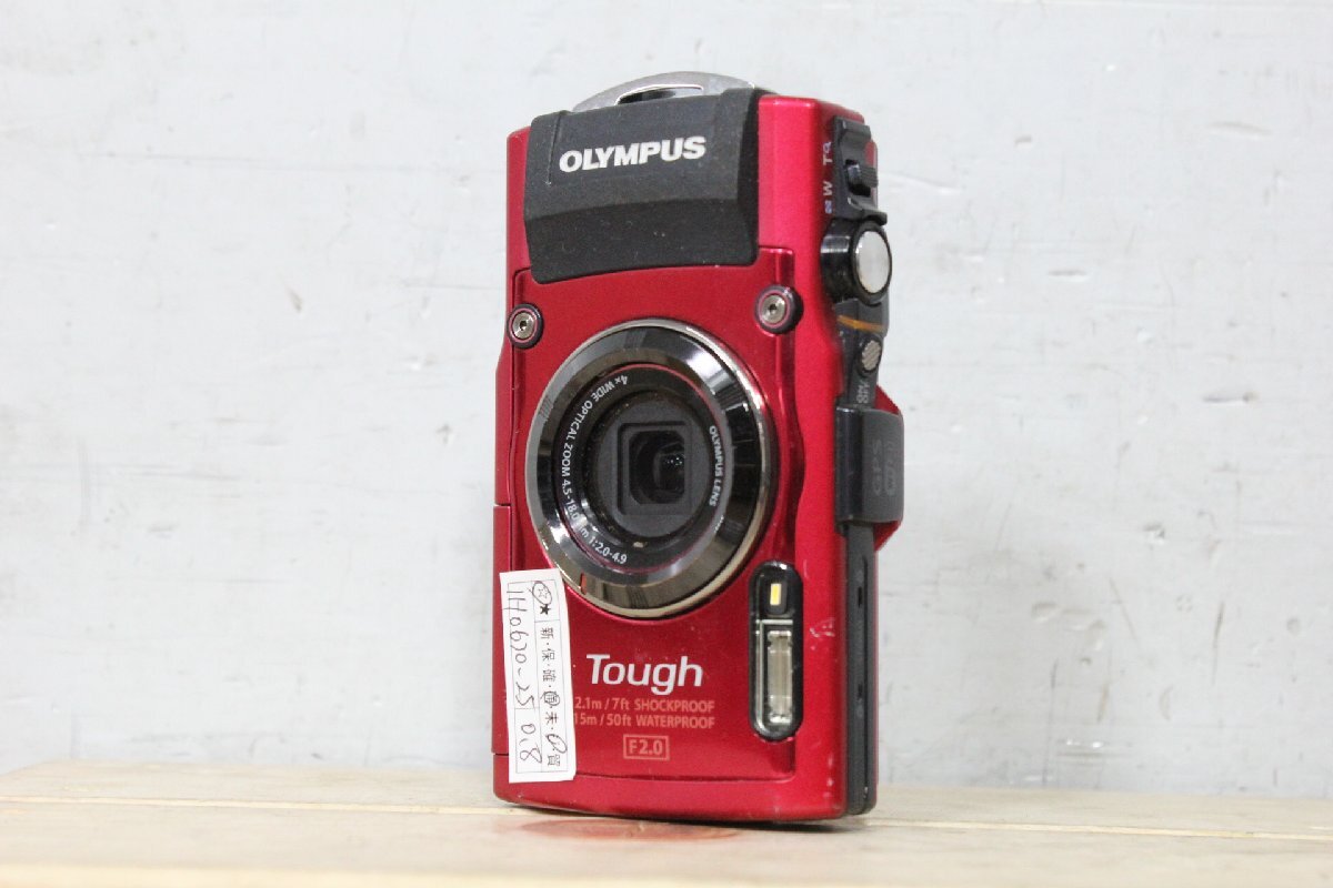 ☆【1H0630-25】 OLYMPUS オリンパス コンパクトデジタルカメラ TG-4 本体のみ Tough 4.5-18.0mm 1:2.0-4.9 ジャンク
